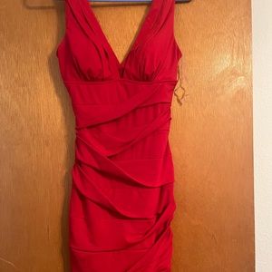 Red dress wore for valentines days